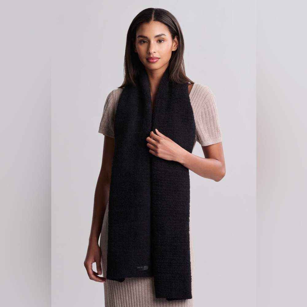Barefoot Dreams CozyChic® Grid Scarf in Grey